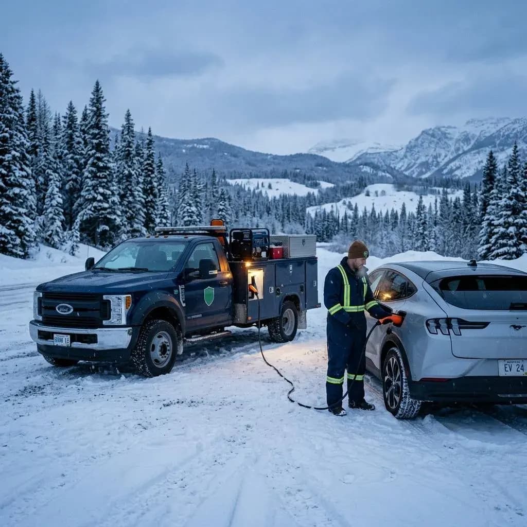 Mobile EV charging service in Spokane, Washington
